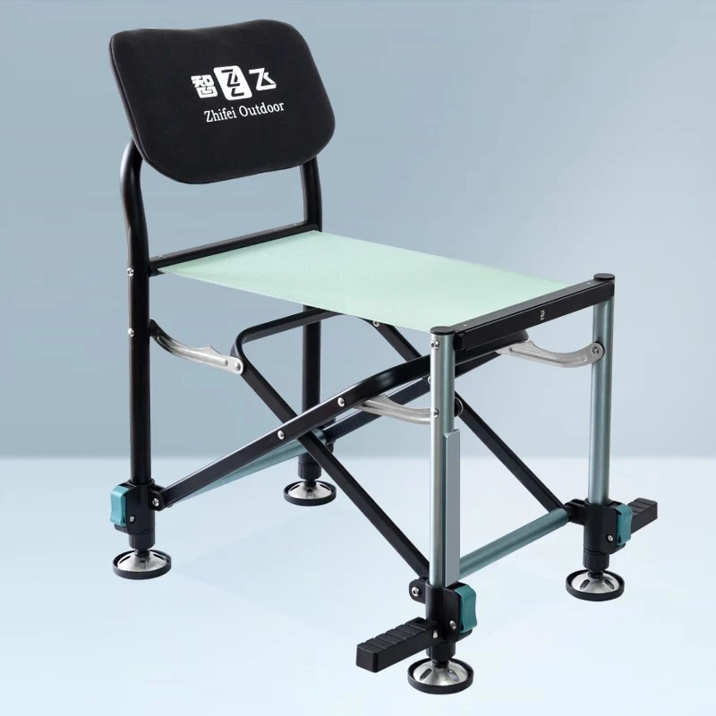智飞新款青春版骑士钓椅全地形多功能航空铝便携折叠钓鱼椅