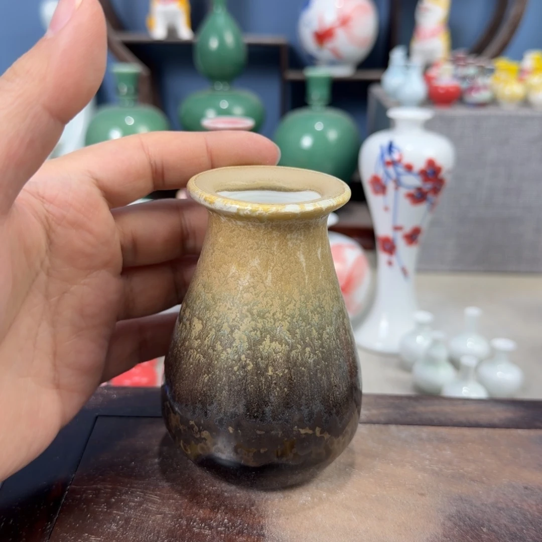 陶瓷手工小花器摆件