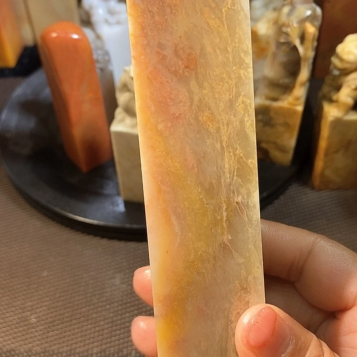 巴林石印石白*巴林石雕刻工艺品