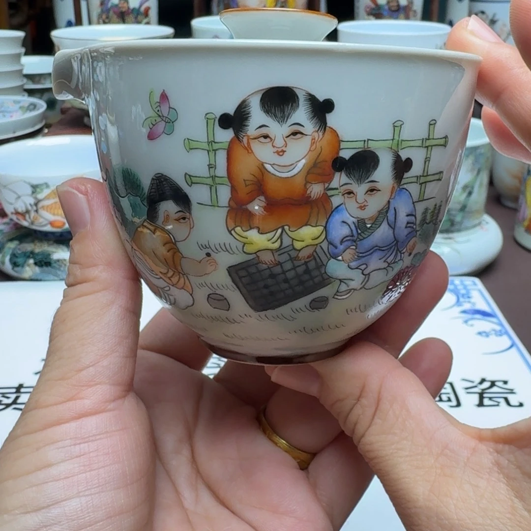 景德镇手工手绘展示