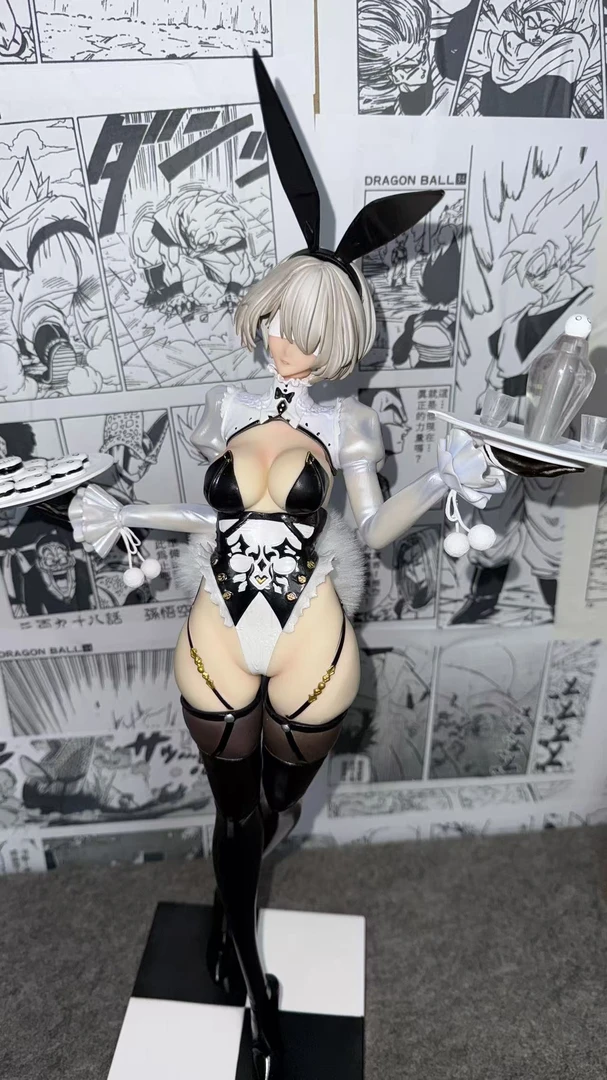 机械纪元2B小姐姐兔女郎尼尔女恶魔手办模型摆件动漫周边礼物双头