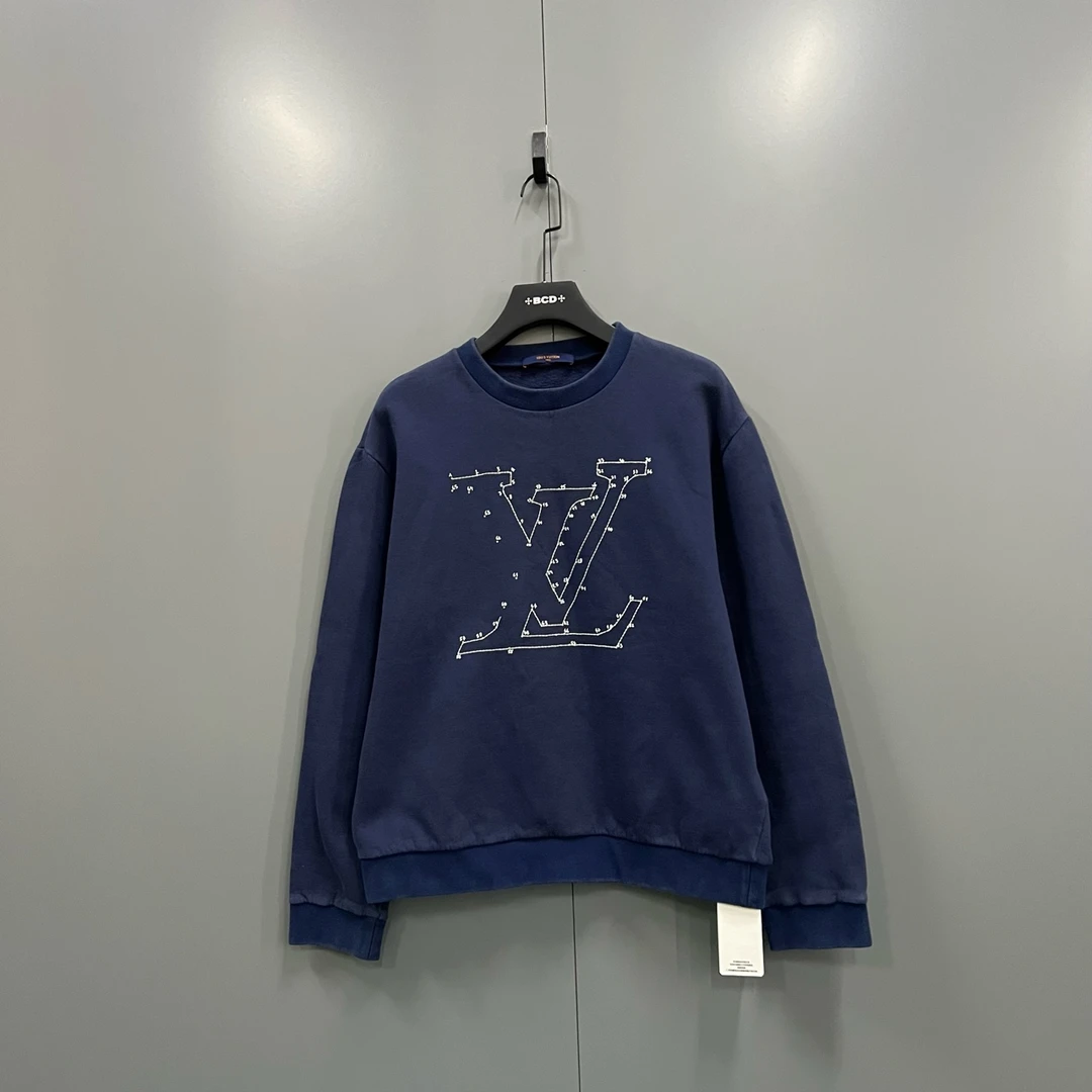 99新 LouisVuitton/路易威登 t6数字刺绣卫衣 L码603232
