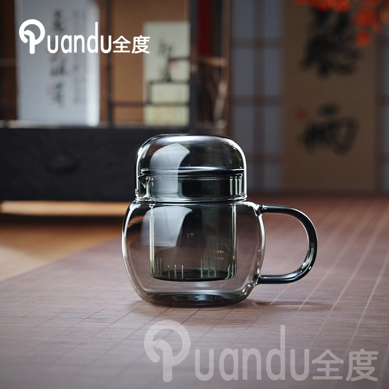 小茶壶玻璃泡茶壶迷你泡茶玻璃小茶壶一人用小容量绿茶专用泡茶器