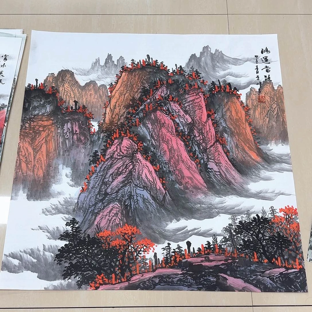 国画国画作品集一个