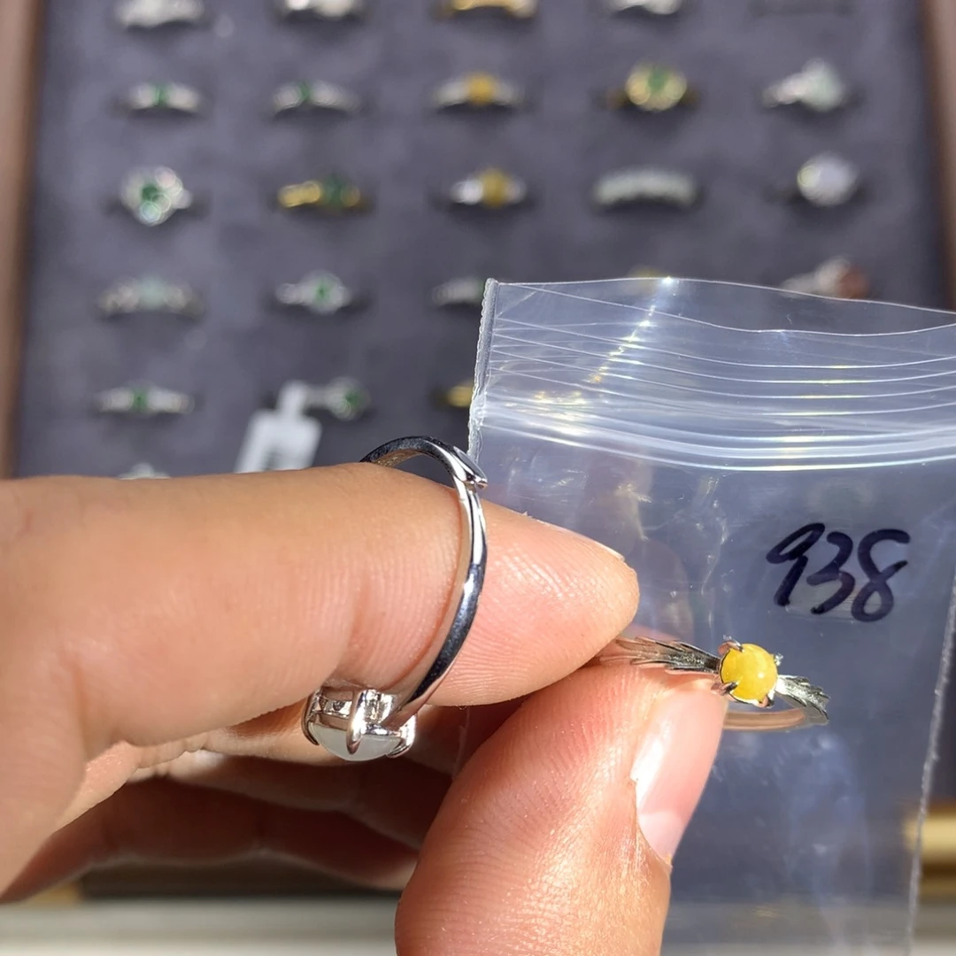 翡翠未镶嵌戒指938