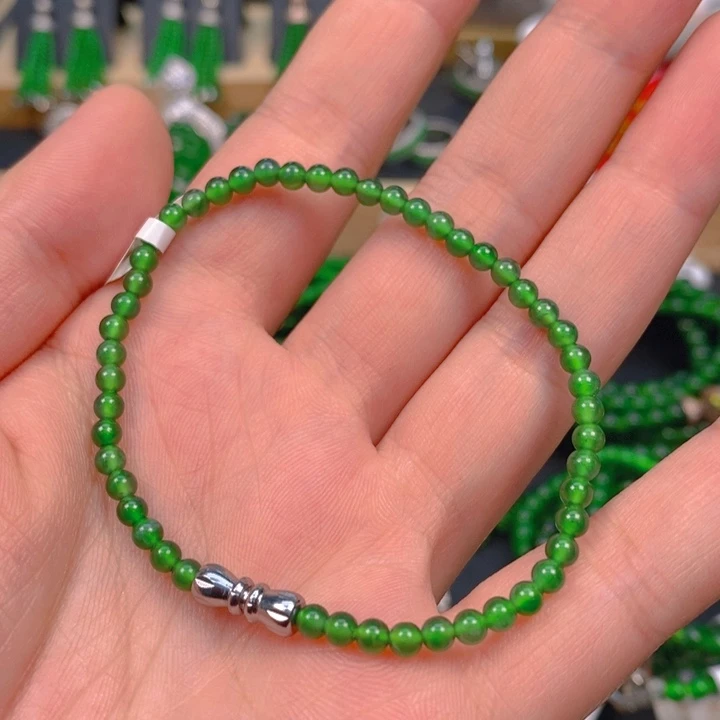 未镶嵌手链翡翠卡3.5