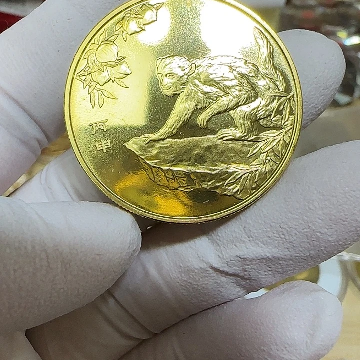 其他普通金属2016生肖猴纪念章一个