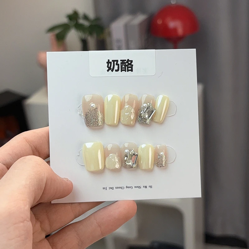 【奶酪】—缦禾手工穿戴甲