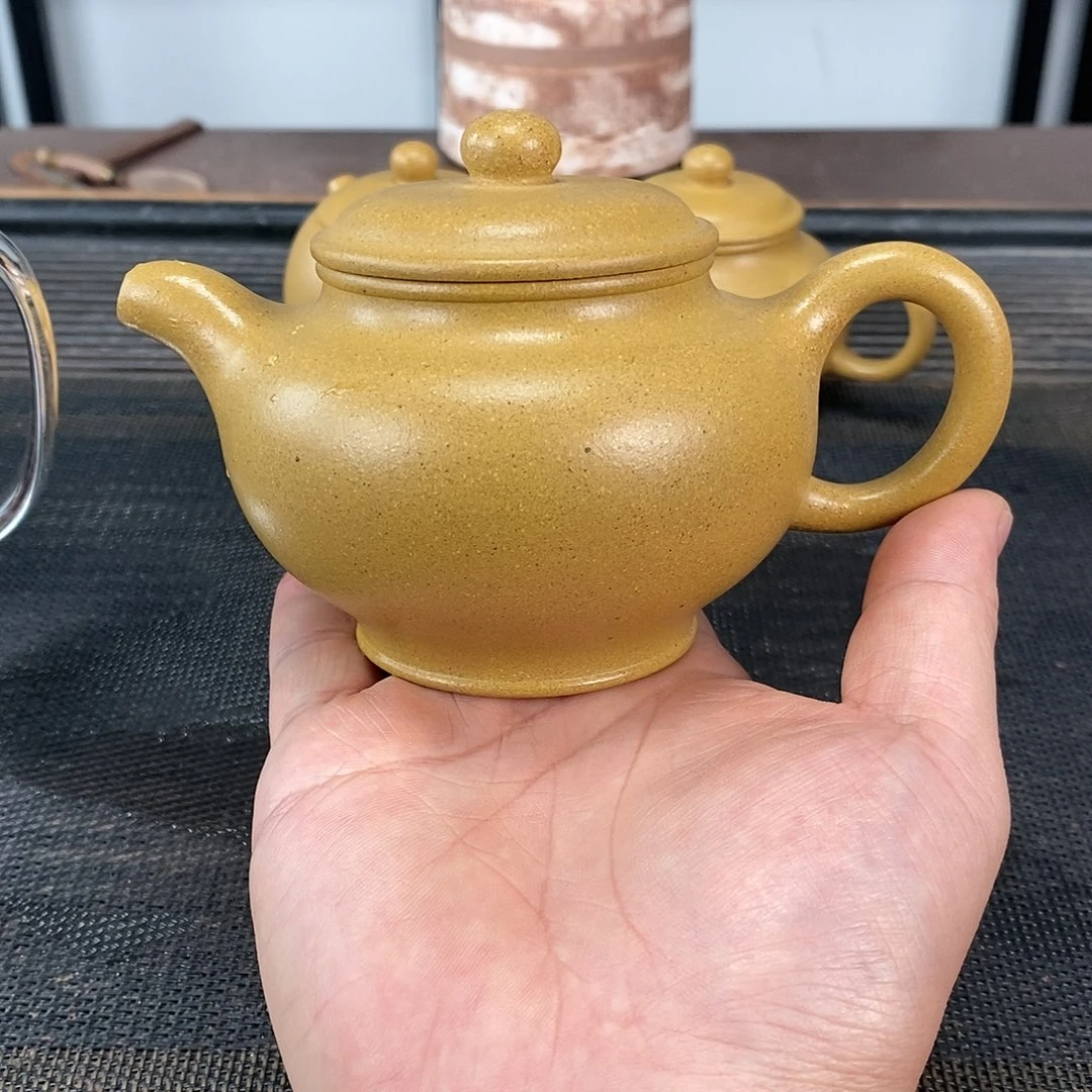 茶壶紫砂黄金段掇只容量270毫升