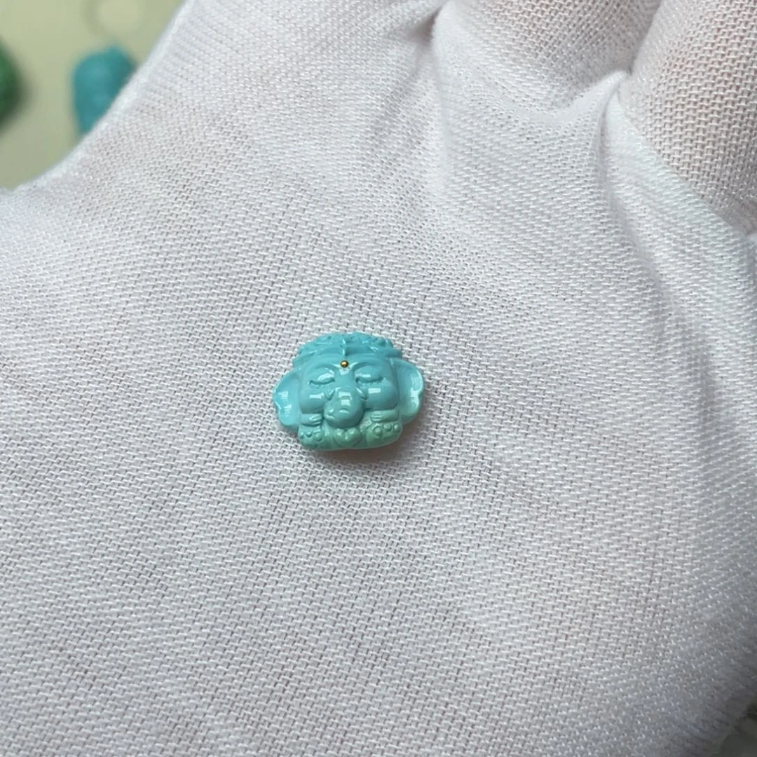 未镶嵌绿松石吊坠(不含链)