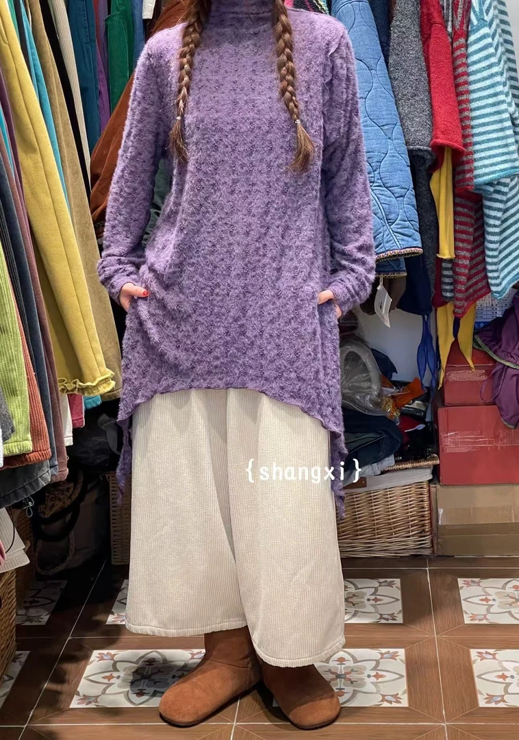 叨叨推荐款 YQ#0881#日系碎花打底上衣（冬季新款）X