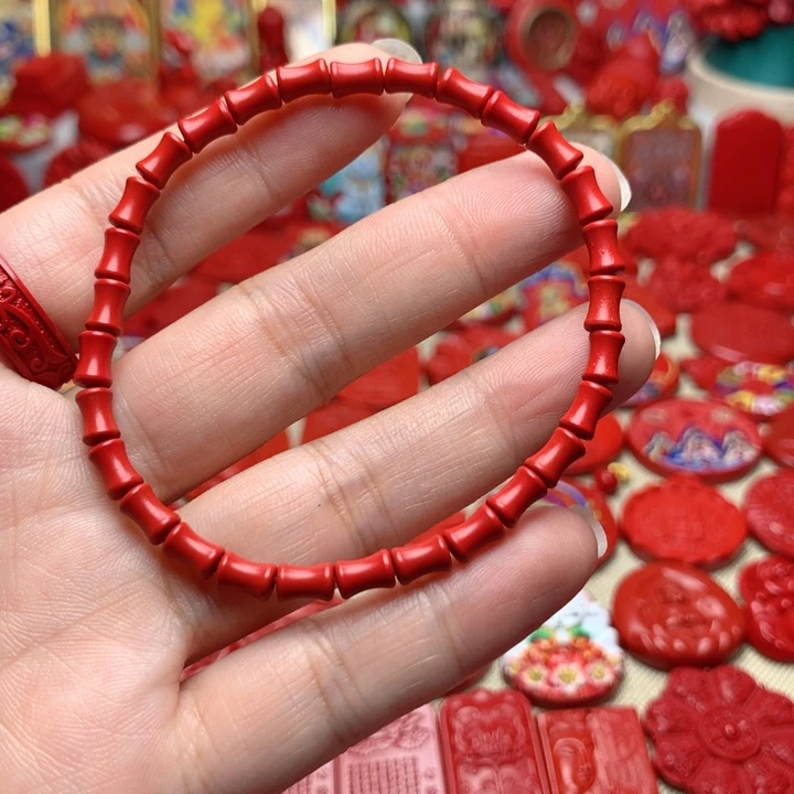 天然辰砂工艺品朱砂手串