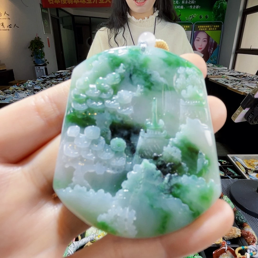 颈饰未镶嵌翡翠翡翠