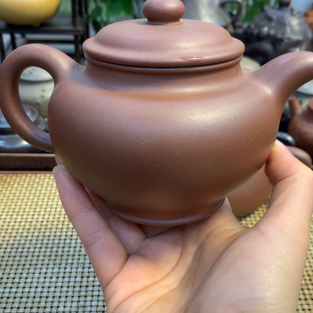 紫砂茶壶宜兴原矿底槽清360cc