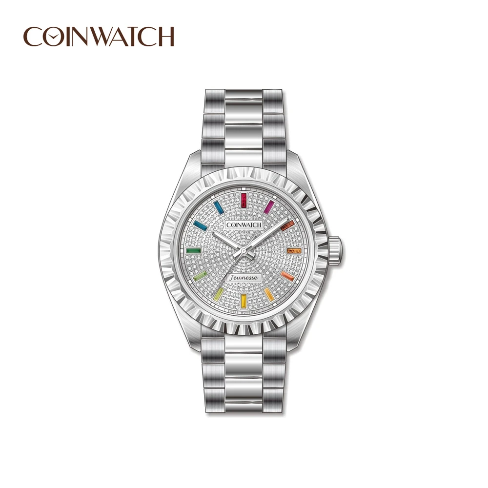 COINWATCH/科因沃奇瑞士石英女士腕表 Z102SRW