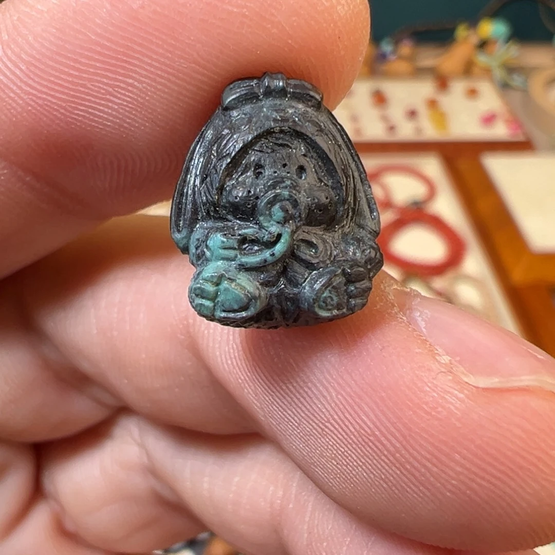 绿松石未镶嵌配饰高瓷雾霾蓝绿松石配饰