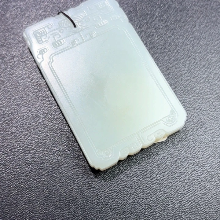 冰***淋和田玉未镶嵌挂件