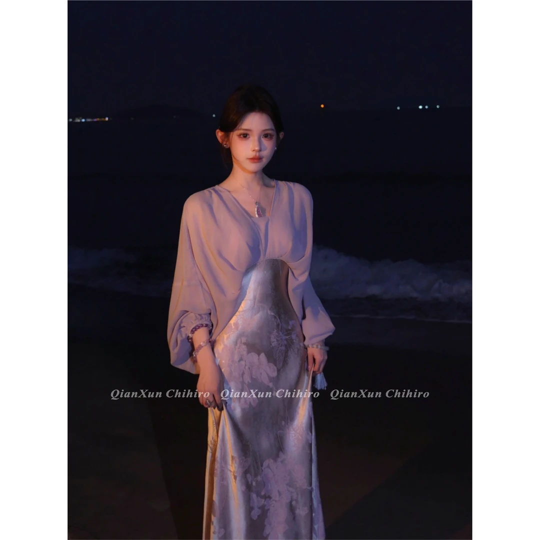 浩哥严选●紫玉霓裳C5LYQ2386A连衣裙预