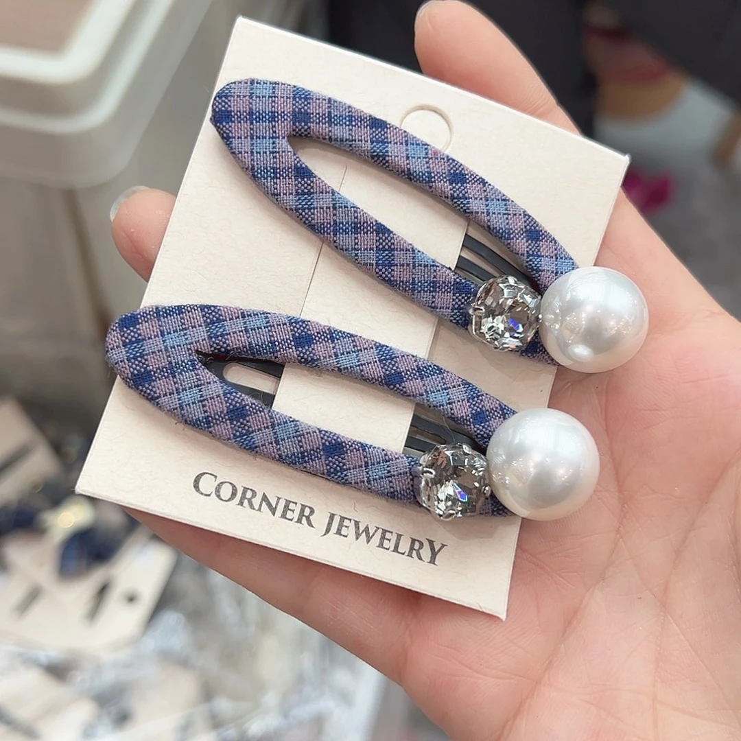 非金属格子珍珠掰掰夹