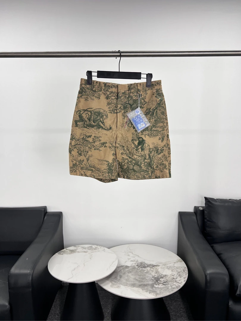 95新 DIOR/迪奥 CZF0712/DIOR/迪奥/动物园印花短裤/尺码34