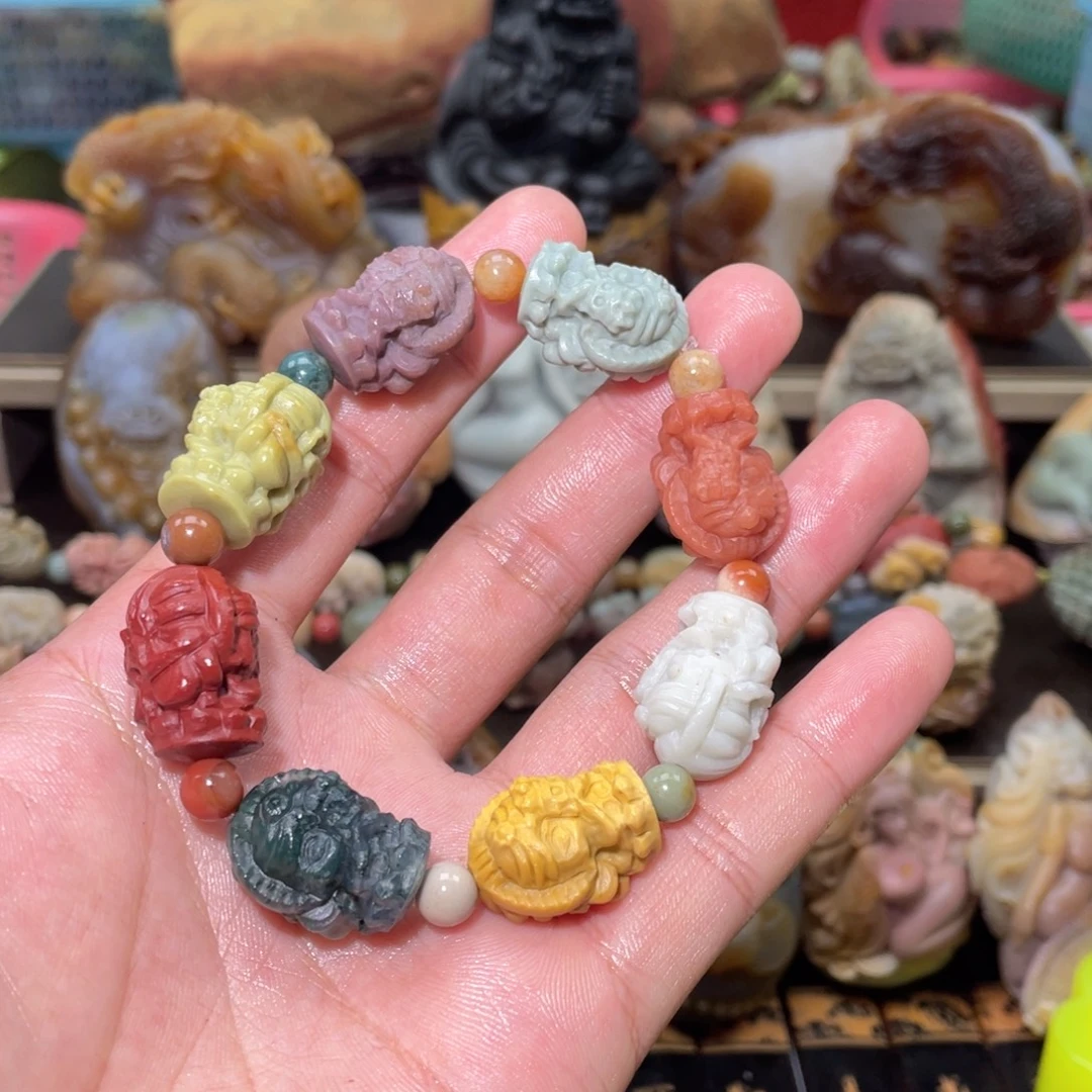 石英质玉未镶嵌手串