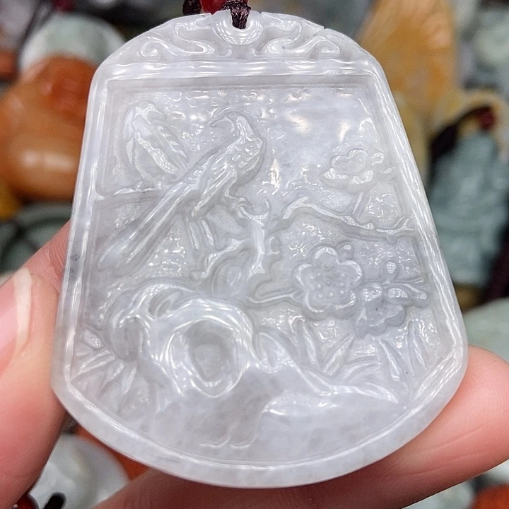 颈饰未镶嵌翡翠 翡翠