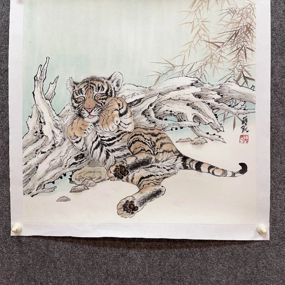国画蒋凯老师手绘作品