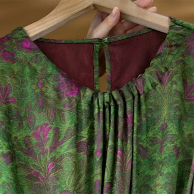 <<非遗美学>>新中式复古轻奢气质连衣裙T1627