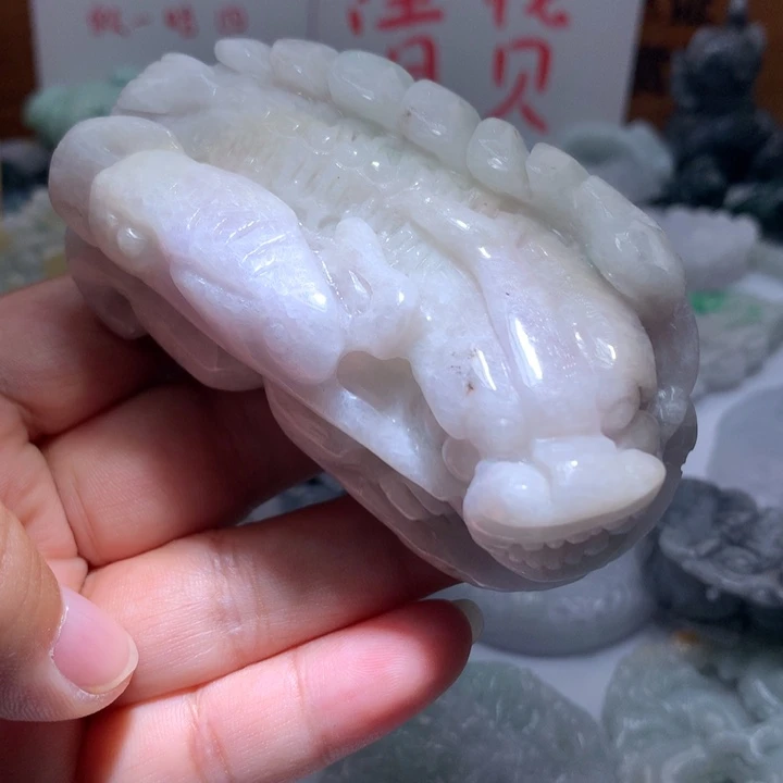 翡翠未镶嵌颈饰保真天然A货翡翠