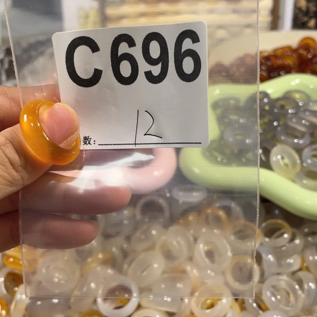 未镶嵌戒指玛瑙/玉髓696