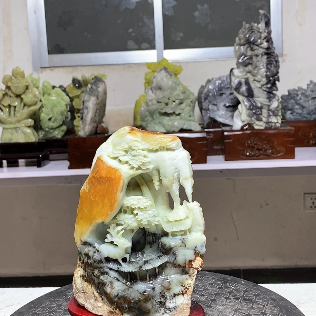 方***技玉玉未镶嵌居家摆件