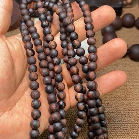 藤类A76降真香海南糖结金丝蜜08圆珠发其一