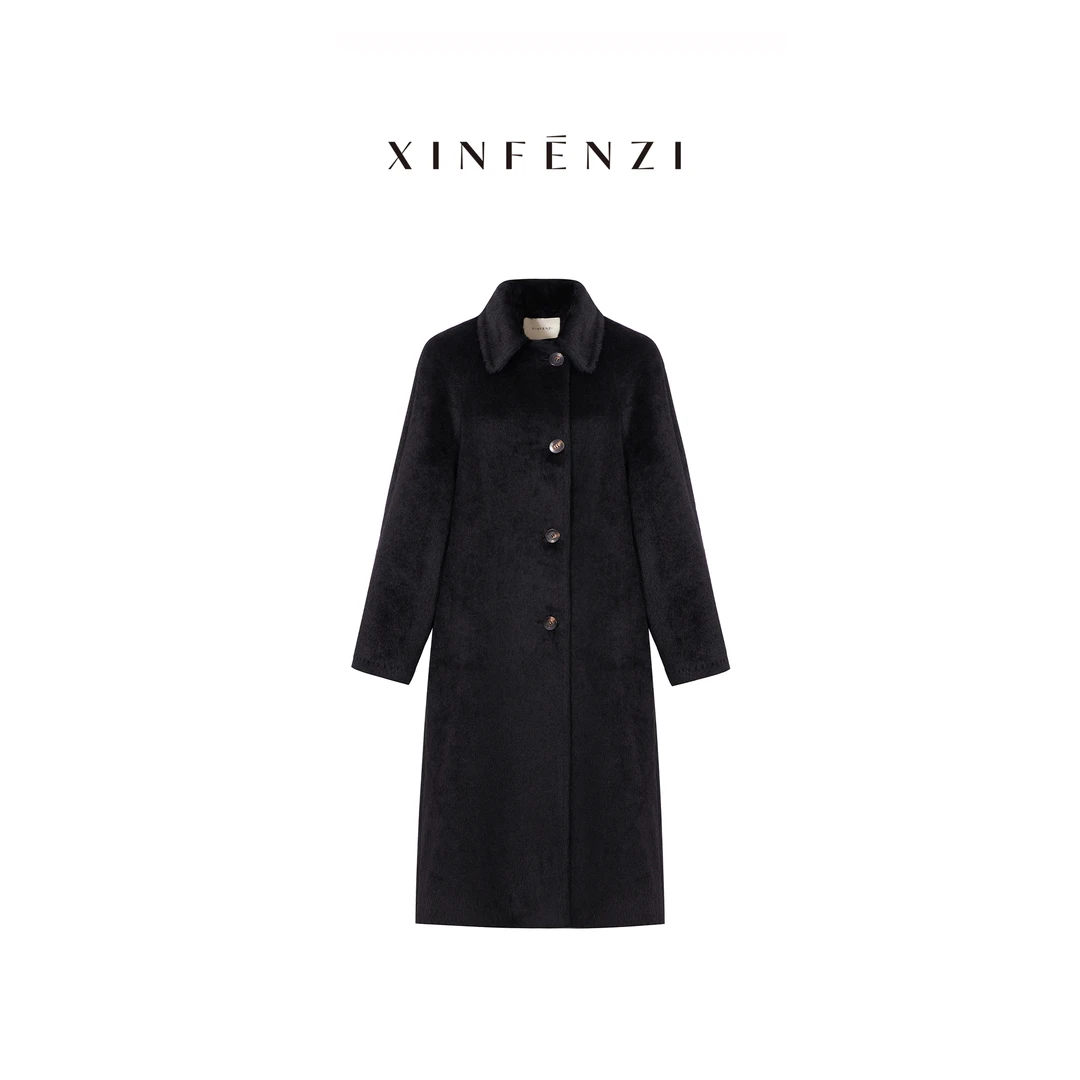 【曼城】XINFENZI 镇店王炸ALPACA多穿领经典长大衣 WJK34437