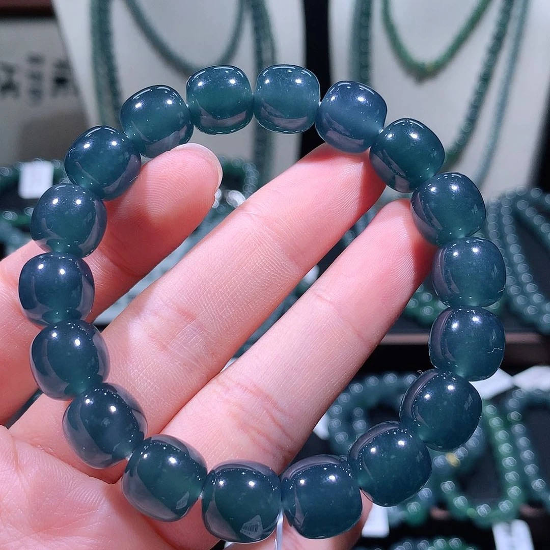 未镶嵌手链翡翠天然a货翡翠手串12