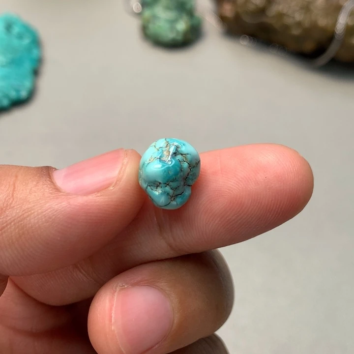 绿松石未镶嵌颈饰