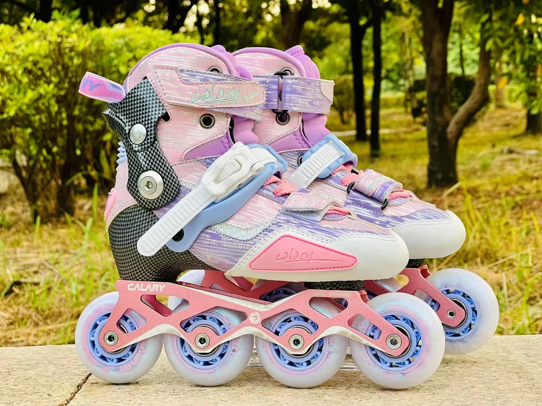 凯乐锐v3儿童碳纤维高端轮滑鞋碧峰峡