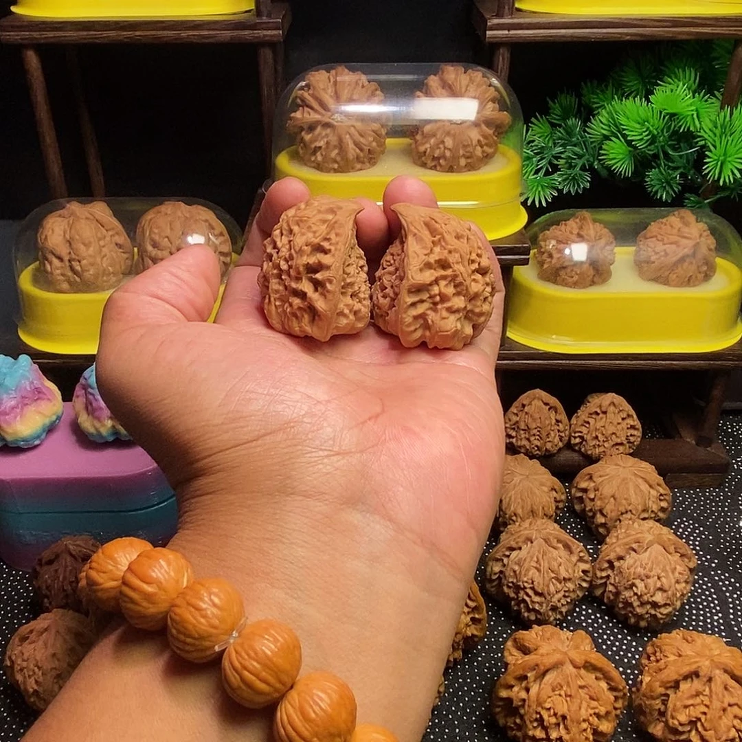 吊坠文玩核桃蛇头43