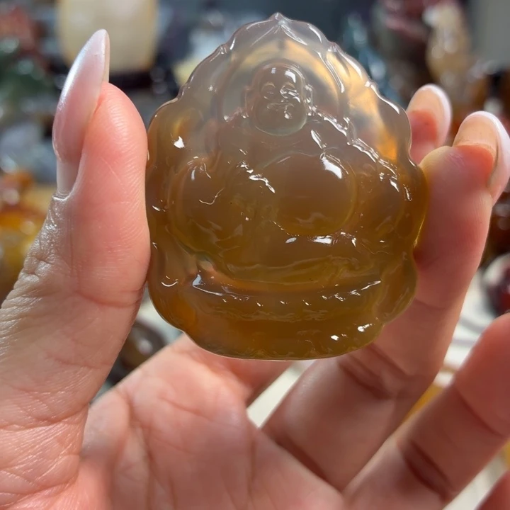 玛瑙/玉髓未镶嵌吊坠(不含链)