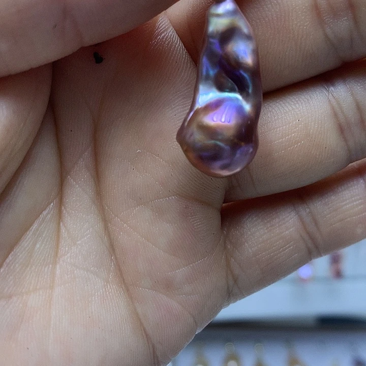 巴洛克未镶嵌淡水珍珠