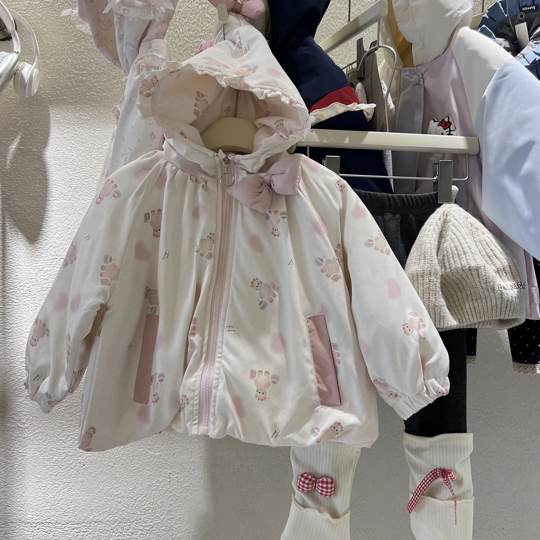 韩系萌娃棉服2025冬