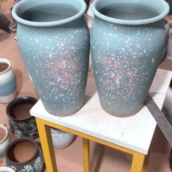 花盆紫砂口径14高度26两只正品