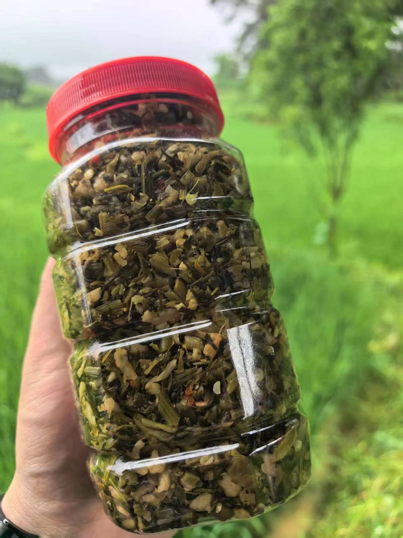 【切碎的盐菜】农家手工腌菜