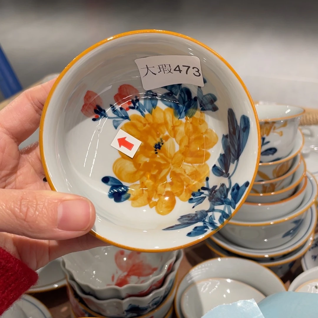 有瑕釉下彩纯手绘