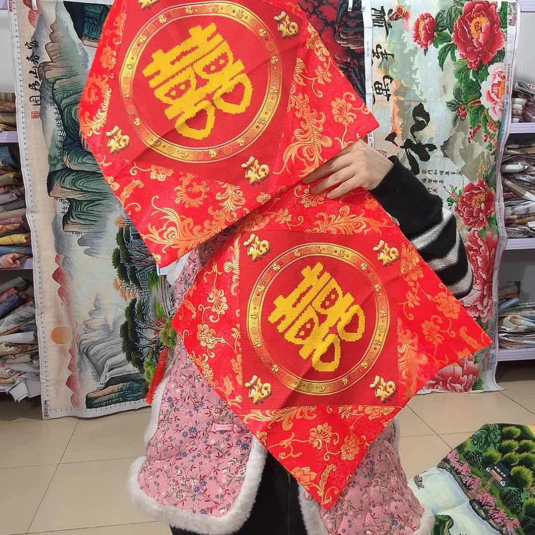 棉十字绣成品出售