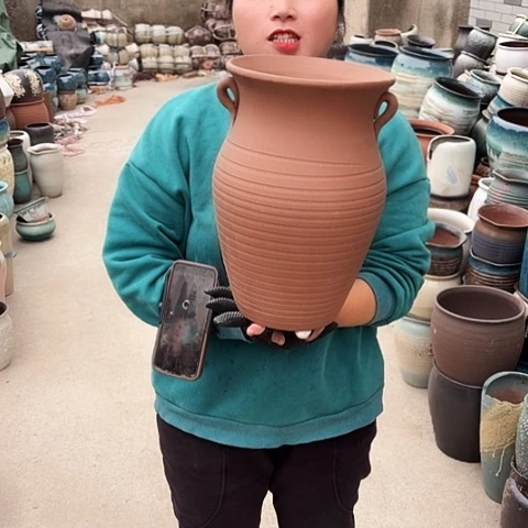 口20高32瑕疵盆子。