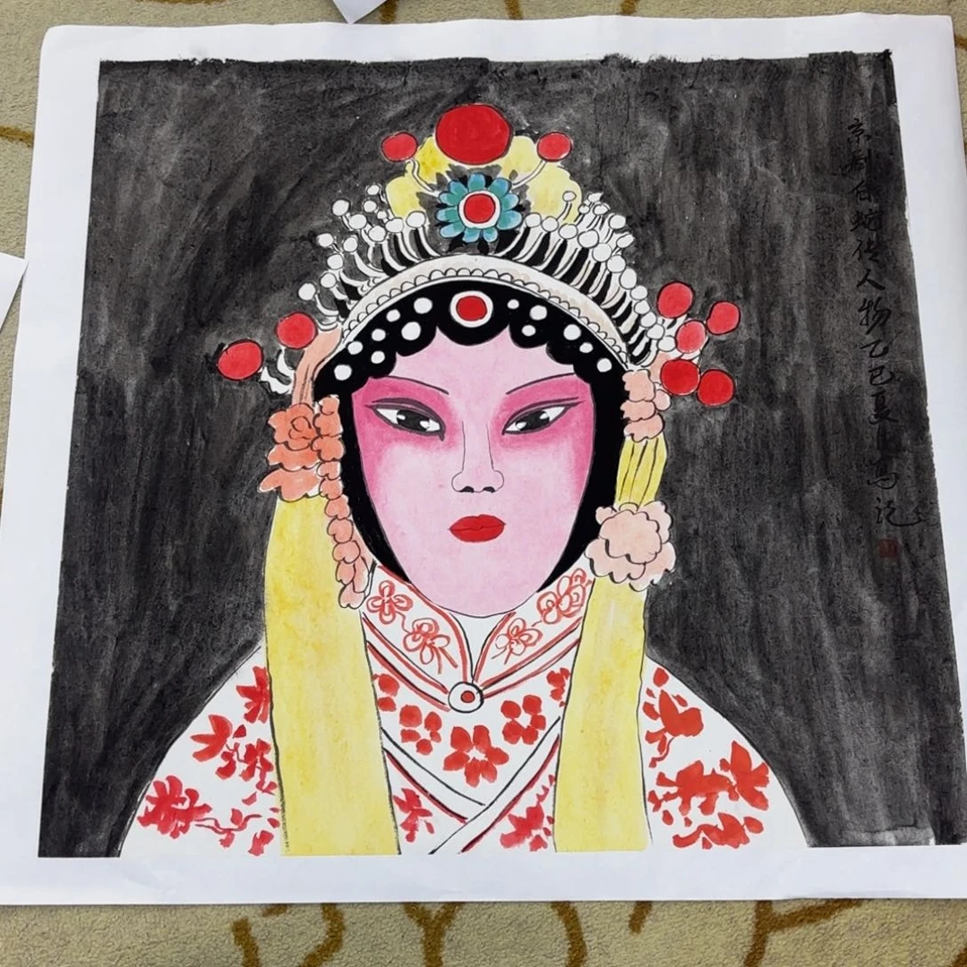 国画国画老师作品刘
