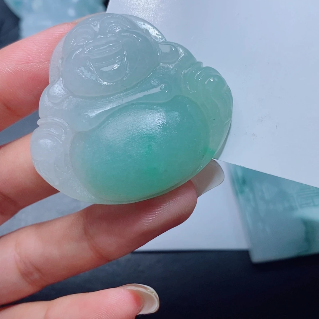 定制翡翠未镶嵌定制毛货翡翠挂件