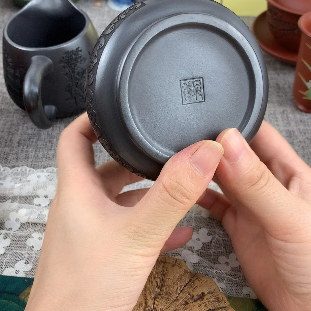紫砂茶杯高端主人杯