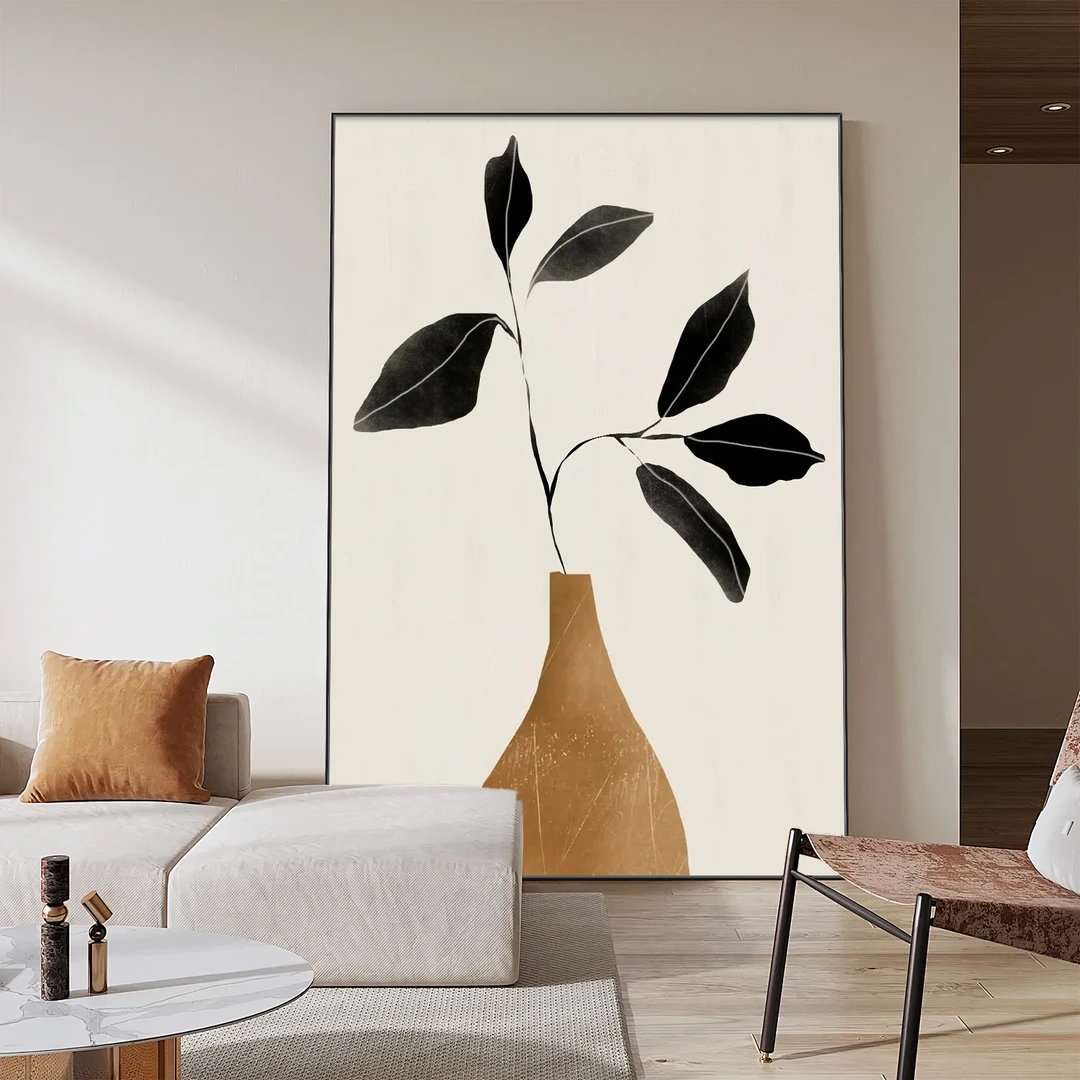 北欧客厅沙发背景墙装饰画简约现代静物餐厅壁画复古玄关走廊挂画