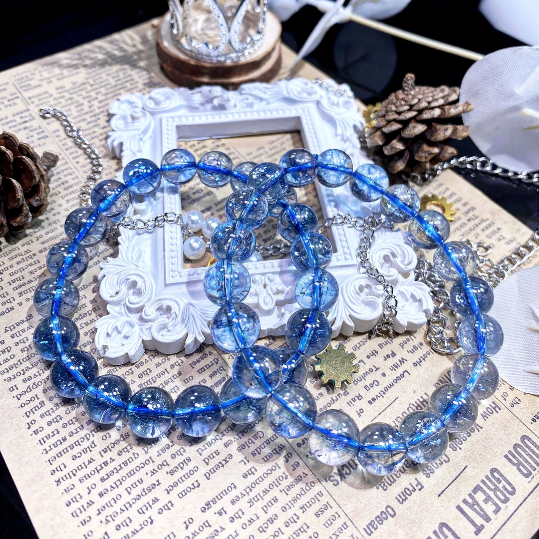 蓝色10mm手串发一条B73